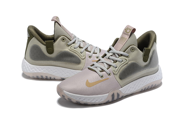 2019 Men Nike KD Trey VIII Army Green Gold Shoes - Click Image to Close